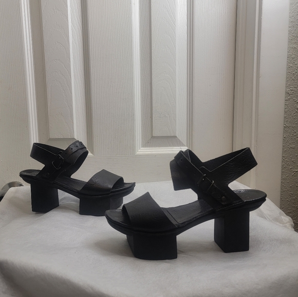 Trippen Fancy platform sandals happy geisha black leather size36 - Picture 5 of 16